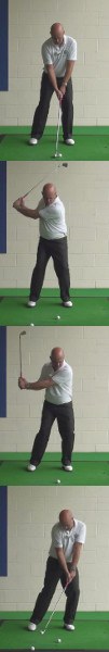 modern stack and tilt golf swing