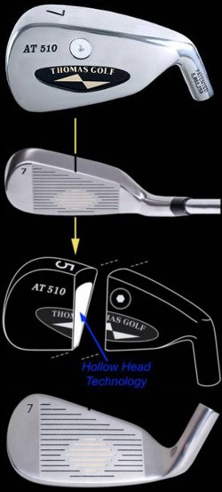 AT510 Hollow MOI Irons by Thomas Golf AT510 Hollow MOI Irons by Thomas Golf