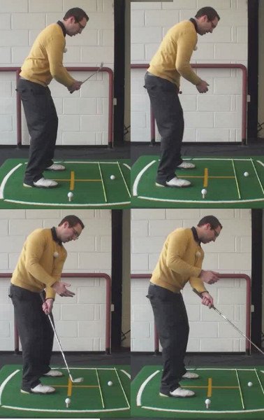 How to use the ground to hit a draw, a fade, and a straight shot