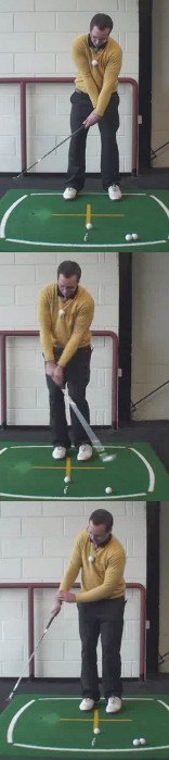 Left Hand Golf Tip You Should Hit Down To Prevent Scooping Chip Shots