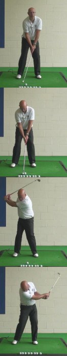 Correct Golf Answer Drive the bodyweight forward Correct Golf Answer Drive the bodyweight forward