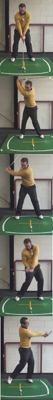 Correct Golf Answer Focus on keeping the head central Correct Golf Answer Focus on keeping the head central