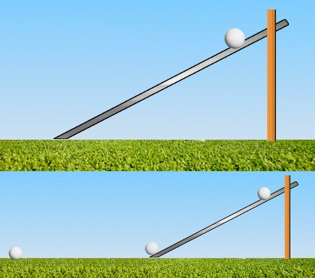 Correct Golf Answer With a device and scale called the Stimpmeter Correct Golf Answer With a device and scale called the Stimpmeter