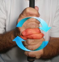 Bubba Watson interlock grip