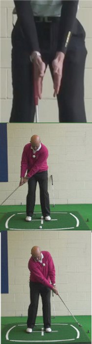 Why You Need Both Hands Working Together With A Flat Palm Grip For Best Putting Results: Senior Golf Tip Why You Need Both Hands Working Together With A Flat Palm Grip For Best Putting Results: Senior Golf Tip