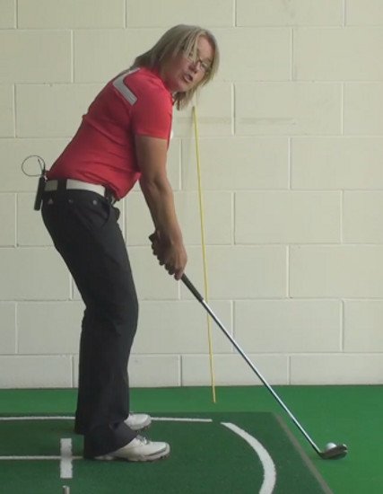 What Should I Change In My Golf Set Up When The Ball Is Above My Feet?