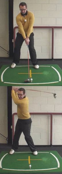 Should I Load Up Behind The Golf Ball During My Golf Back Swing