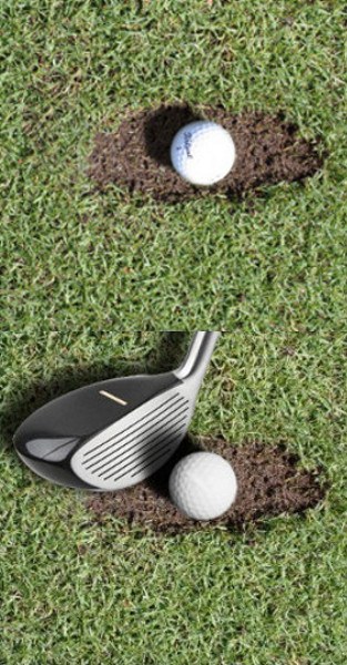 golf ball divot hybrid clubs choice why divots tell guide info correct re