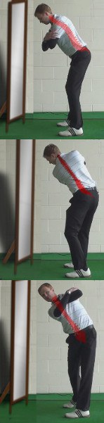 SPINE TILT IN THE DOWNSWING SPINE TILT IN THE DOWNSWING