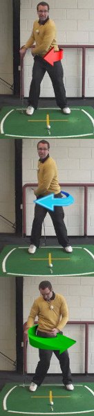 The Left Hip in the Backswing