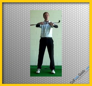 Golf Stretch Wind the club up wrist strengthen Video