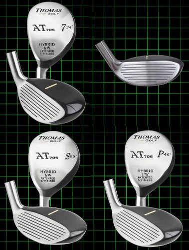 Thomas Golf Traditional-Shape Chippers (Left Handed)