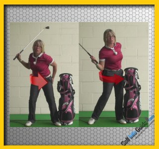 Best Golf Swing Weight Shift Takeaway and Downswing, Ladies Video