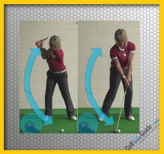 How To Keep Arms Relaxed In The Down Swing, Golf Tip