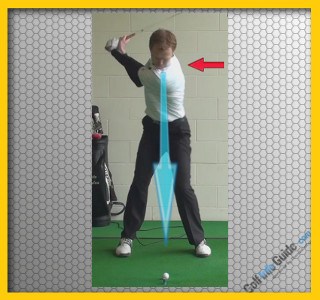 Shoulders Under Chin for Proper Golf Swing Rotation