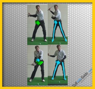 Golf Tip: Proper Weight Shift on the Takeaway and Downswing