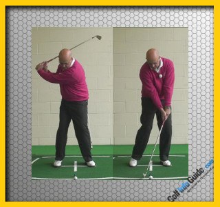 Position Club Shaft To Lean In The Target Direction For Solid Iron Shots, Senior Golf Tip