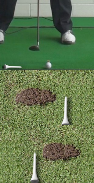 Tee Behind the Ball Drill