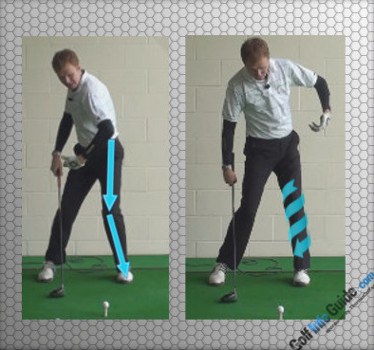 Cause And Cure Of Too Much Leg Drive Golf Swing Tip