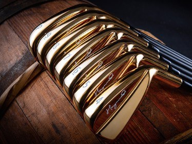 Haywoodgolf Launches Limited-Edition Gold Coated Irons Wedges Putter