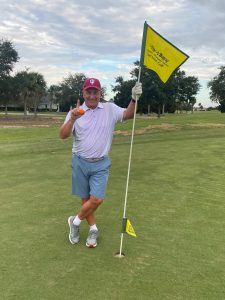 Jim Clark After His Hole in One Jim Clark and his hole in one